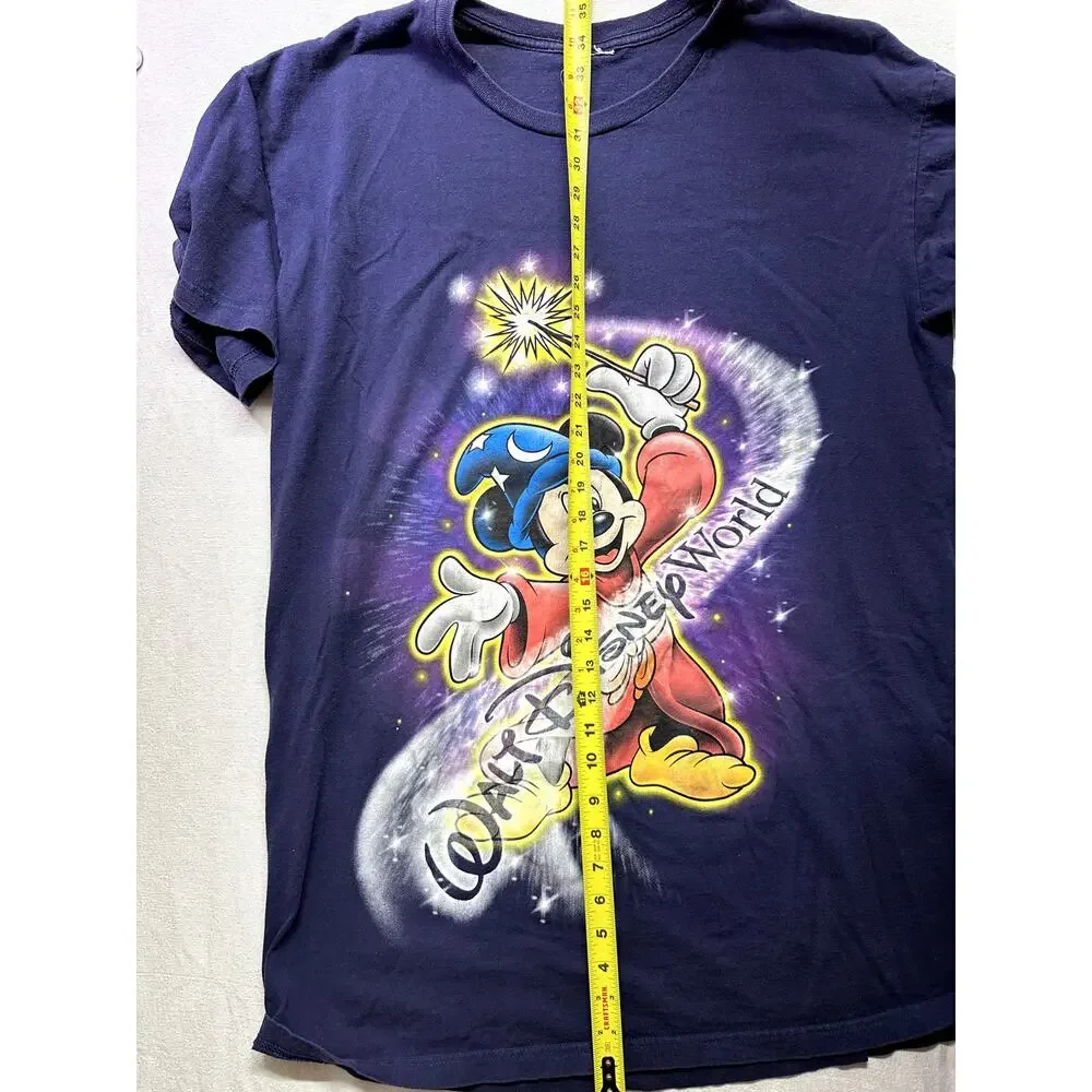 Walt Disney World Sorcerer Mickey Mouse Vintage Sleepwear Nightgown Gown - Picture 4 of 5